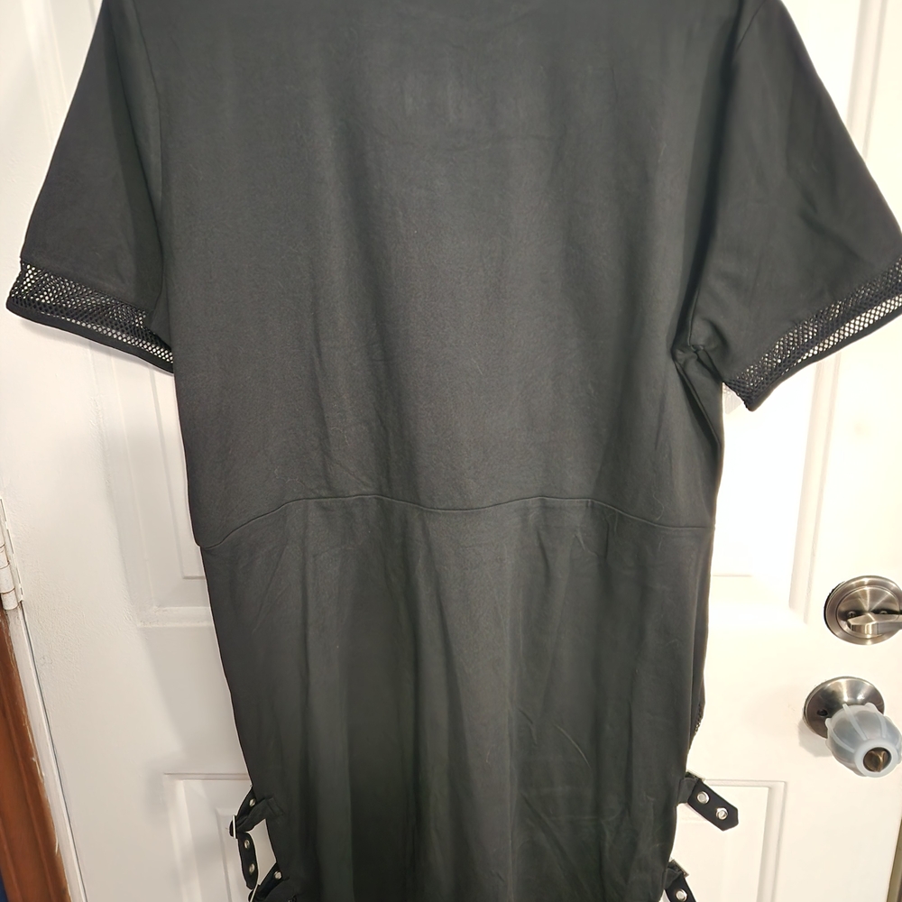 Forest Ink Black Buckle Detail Dress - Picture 3 of 4